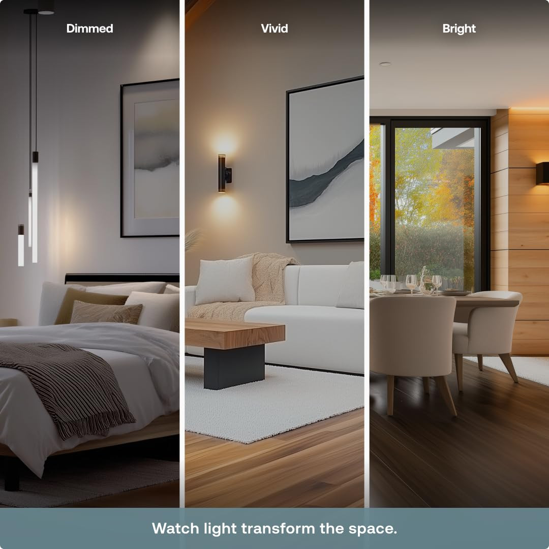 Simple Dimmer by Deako, Slide Switch, 3-Way/4-Way/Single Pole, Neutral Wire Requ