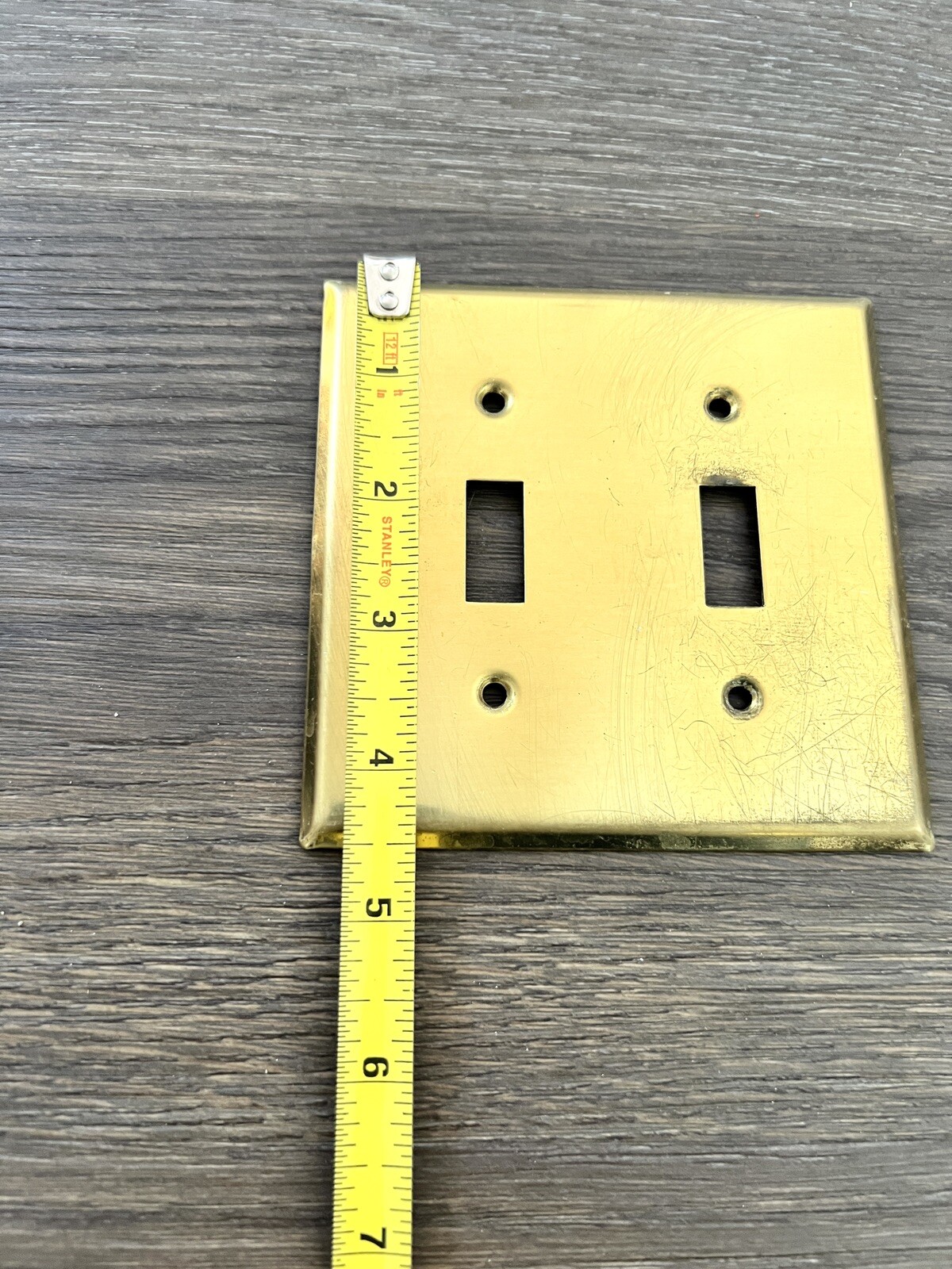 Lot of 3 Vintage Double Light Switch Brass Traditional Cover Plates – TAYMOR