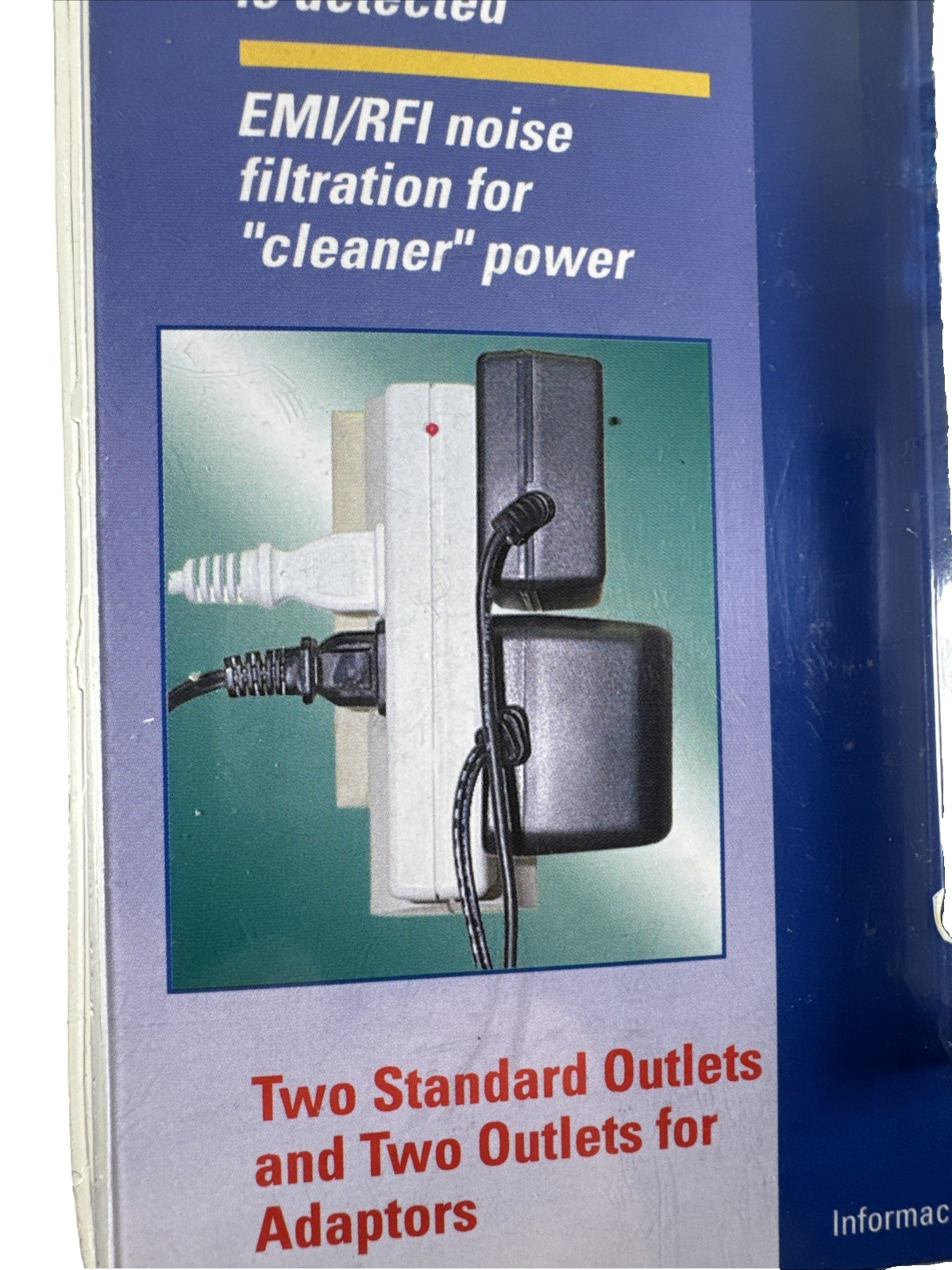 ESTATE NEW OLD STOCK GE Surge Protector 4 Outlet 312 Joules #U93906