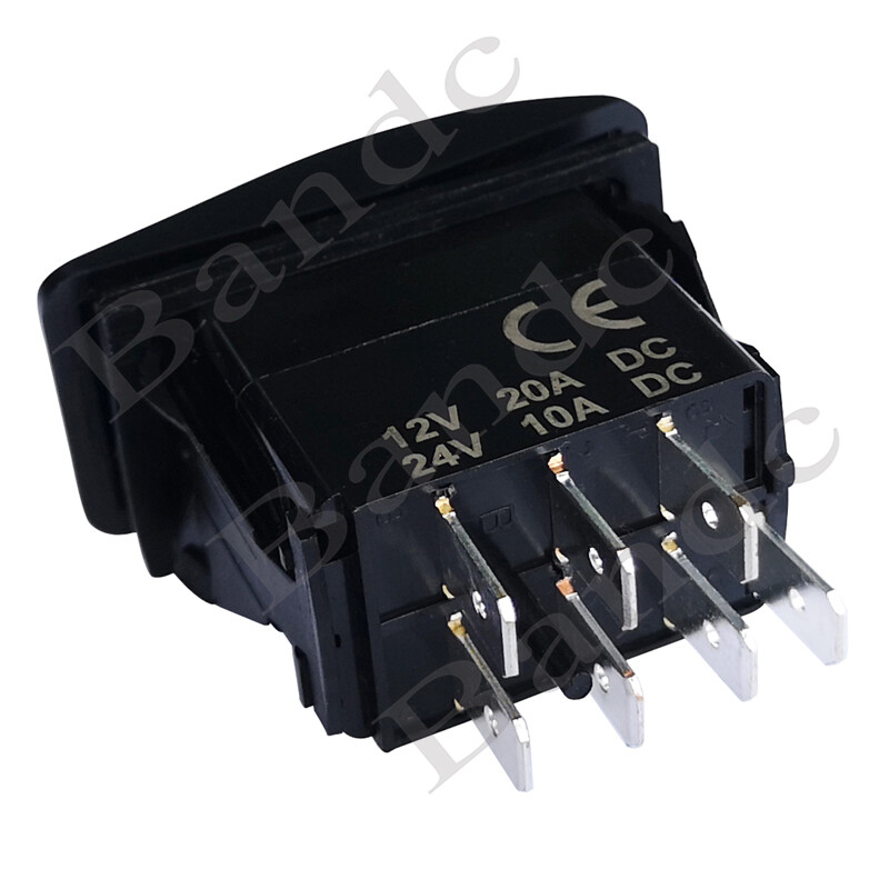 Blue Led Rocker Button Switch For Car Boat 12V-24V IP68 ARB Style Camper Parts