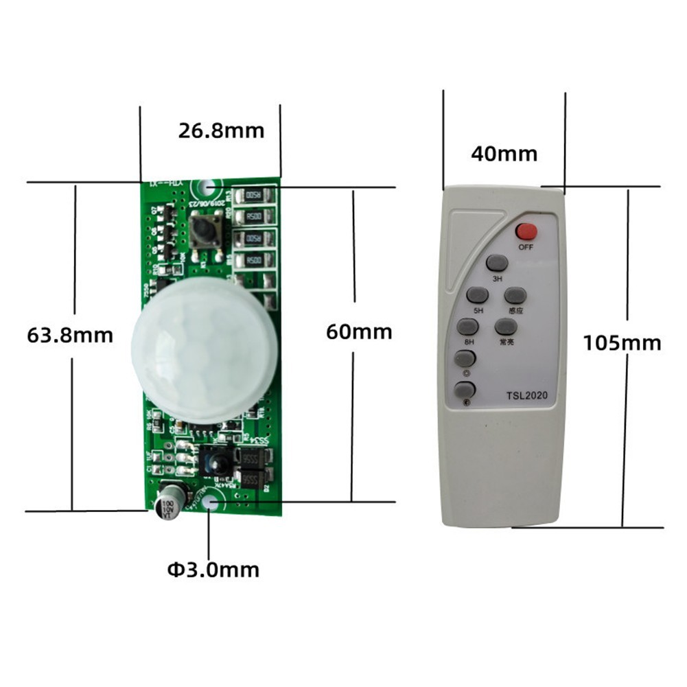 3 2V 3 7V Solar Circuit Board with Smart Sensor for Outdoor Lighting Needs