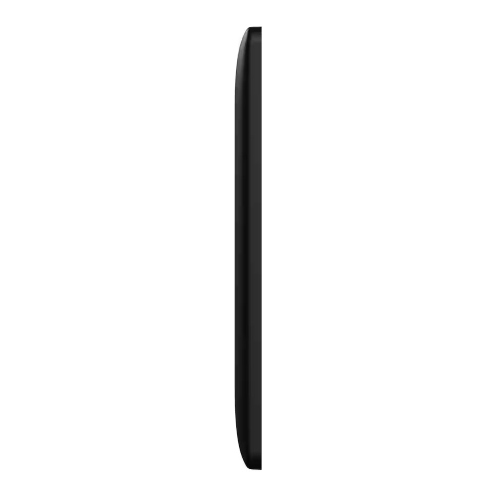 X Series 1-Gang Standard Size Blank Wall Plate Outlet Cover Plate Matte Black