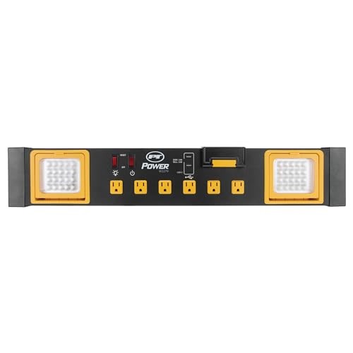 W2279 Commercial Grade Power Station with 6 Outlets, 2 Workbench Power Station