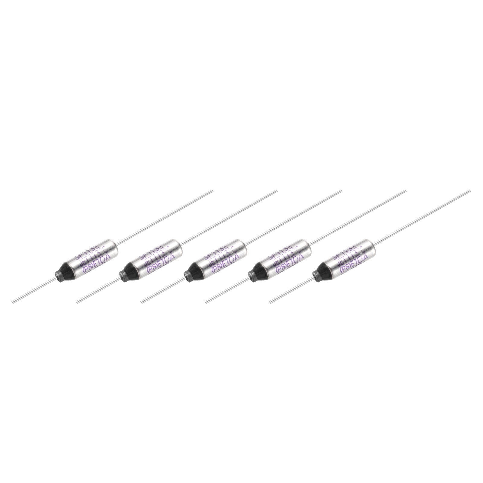 5 Pcs 10A 250V 113C Thermal Fuse 4x11mm Thermal Cutoffs