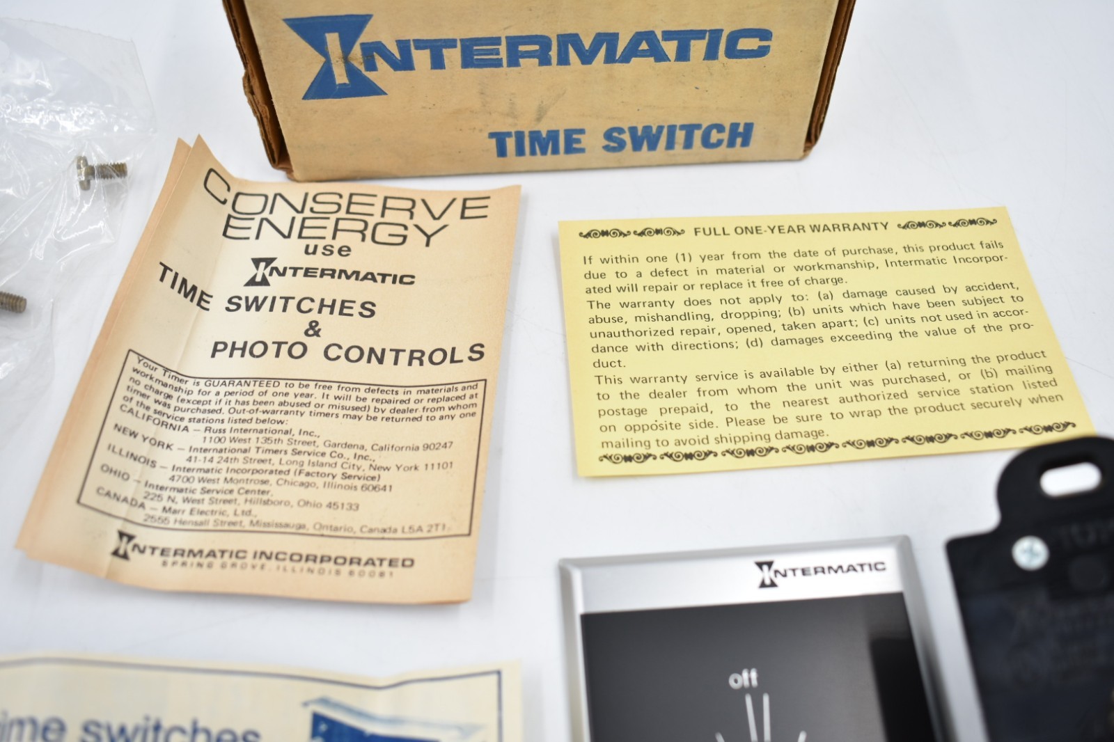 Intermatic F15M 15 Minute Spring Wound Timer Switch Energy Saver