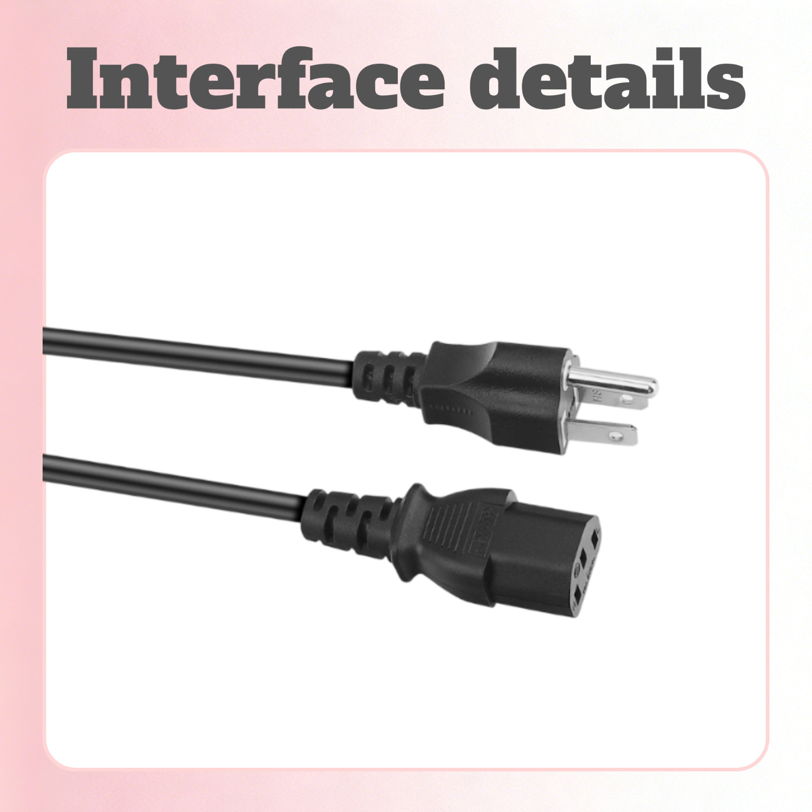 6ft UL AC Power Cord Cable For Mitsubishi HC3000U HC3100U HC3800 HD900U HD1000U