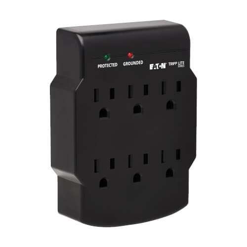LOT OF 11 Tripp Lite series 6-Outlet Surge Protector, Direct Plug-In, 750 Joules