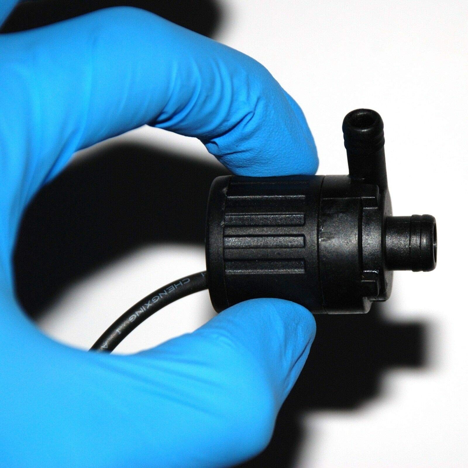 Brushless 12V Mini Water Pump 6-15V DC, 0.5-4W, Silent Ceramic (High Black