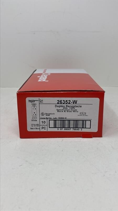 Legrand-Pass & Seymour 26352W Heavy-Duty (10 Pack)