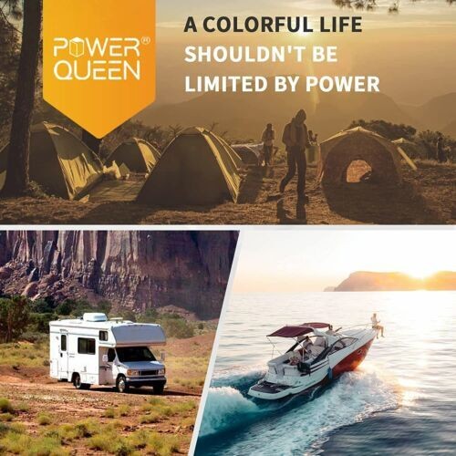 Power Queen 12V 24V 36V 50Ah 100Ah LiFePO4 Lithium Battery BMS For Marine RV lot