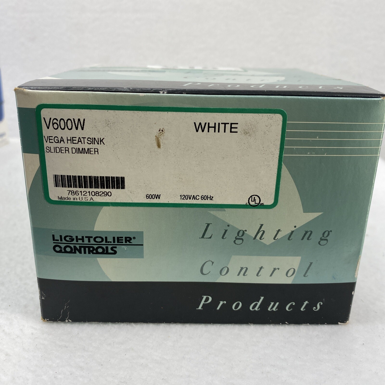 Lightolier Controls V600W VEGA HEATSINK Slide Dimmer New Open Box