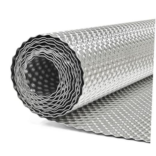 Exhaust Heat Shield Automotive 16″ x 80″, 0.5mm Embossed Aluminum Heat 16″x80″