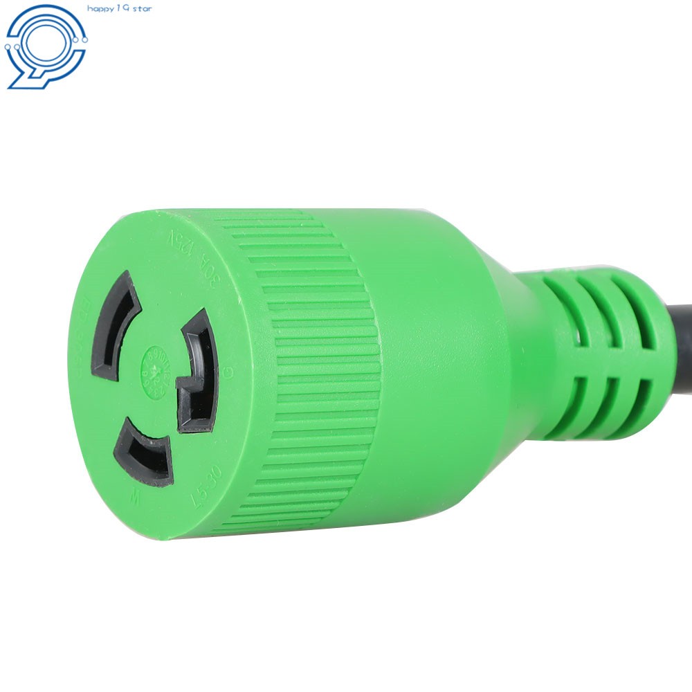 30 Amp 15 FT 3 Prong Generator Extension Cord NEMA L5-30P To L5-30R 125V