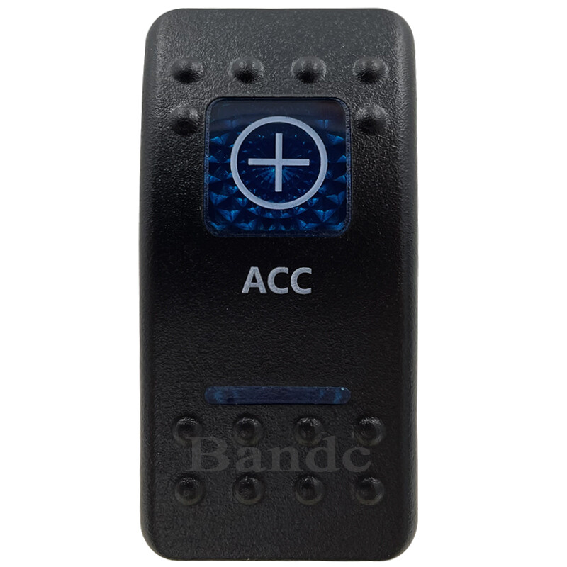 1pc Blue Switch Cover ONLY For Car Boat Truck Rocker Button Switch Replacing Cap