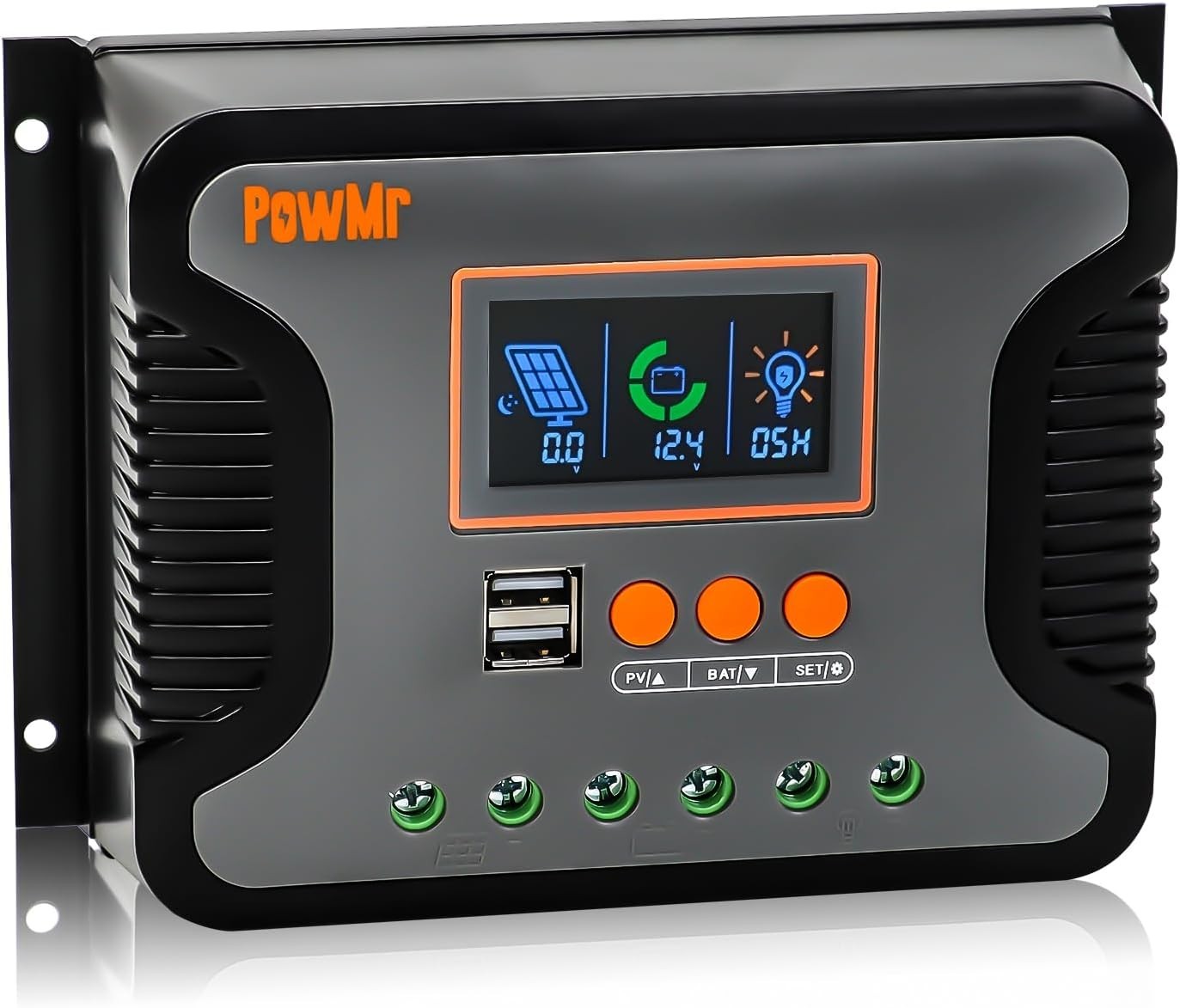 Efficient PWM Solar Charge Controller with LCD Display – 960W to 3840W Capacity