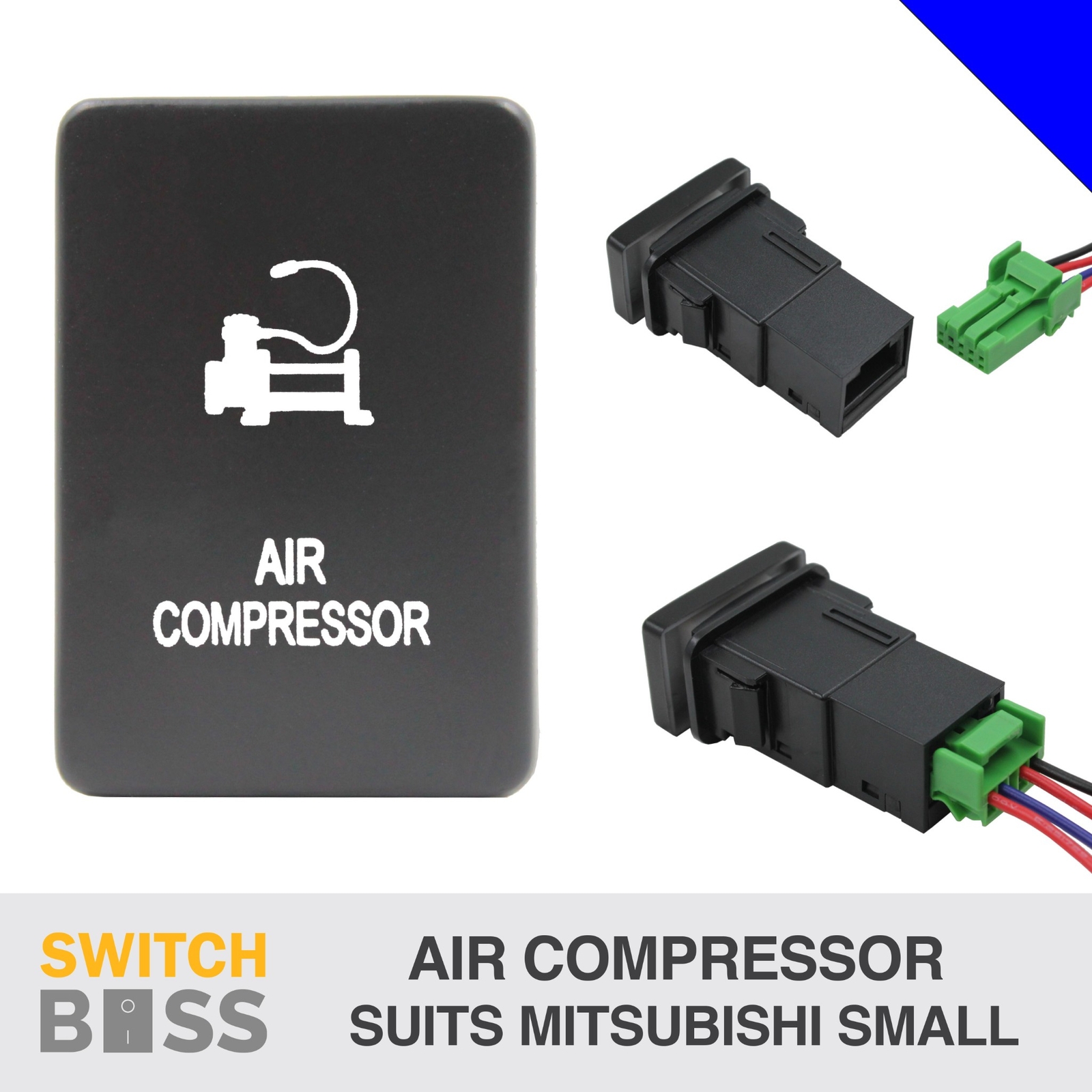 Push Switch 50 STYLES BLUE suit Mitsubishi SMALL OEM Replacement Triton Pajero