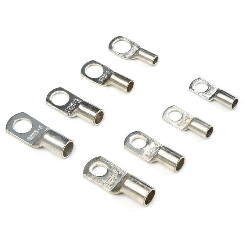 Welding Battery Marine Cable Wire Connectors Tinned Copper Cable Lugs Terminals
