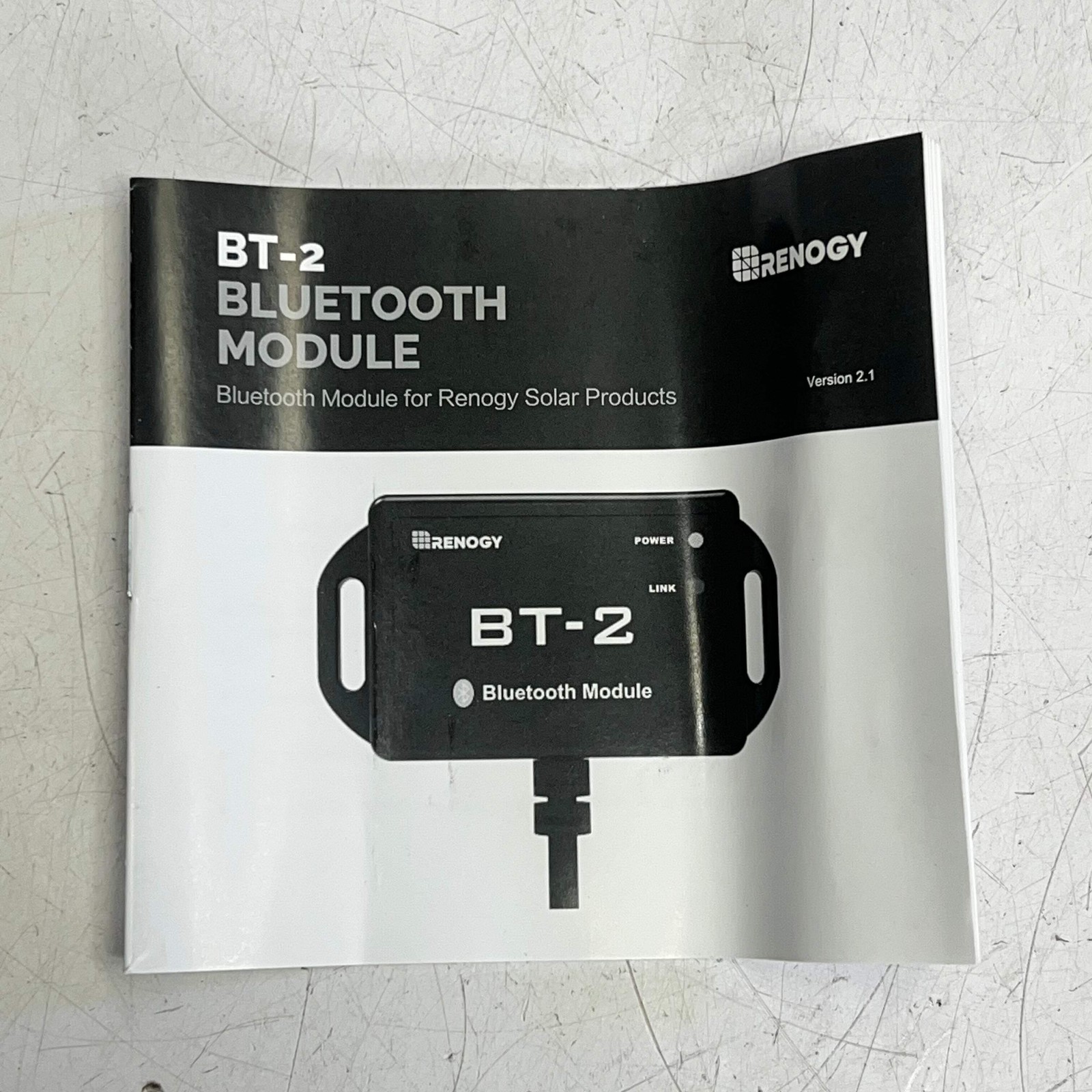 RENOGY Bt-2 Bluetooth Module Compatible W/ All Rs485 Ports Black RCM-BT2-US