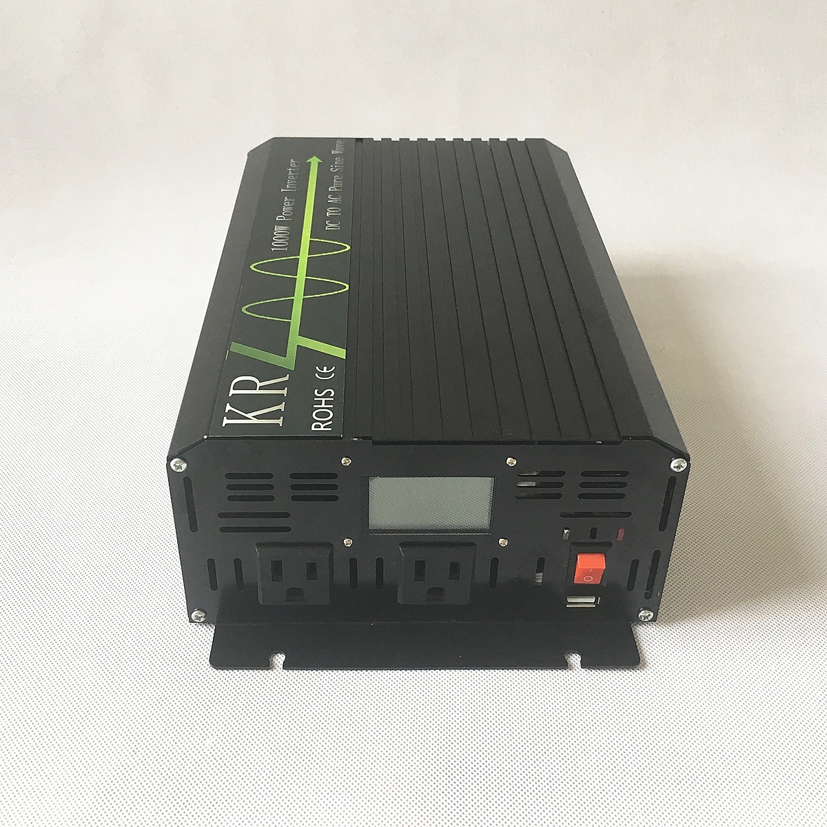 Pure Sine Wave Car Power Inverter 1000W peak 2000W 12V/24V to 120V 60Hz US Stock