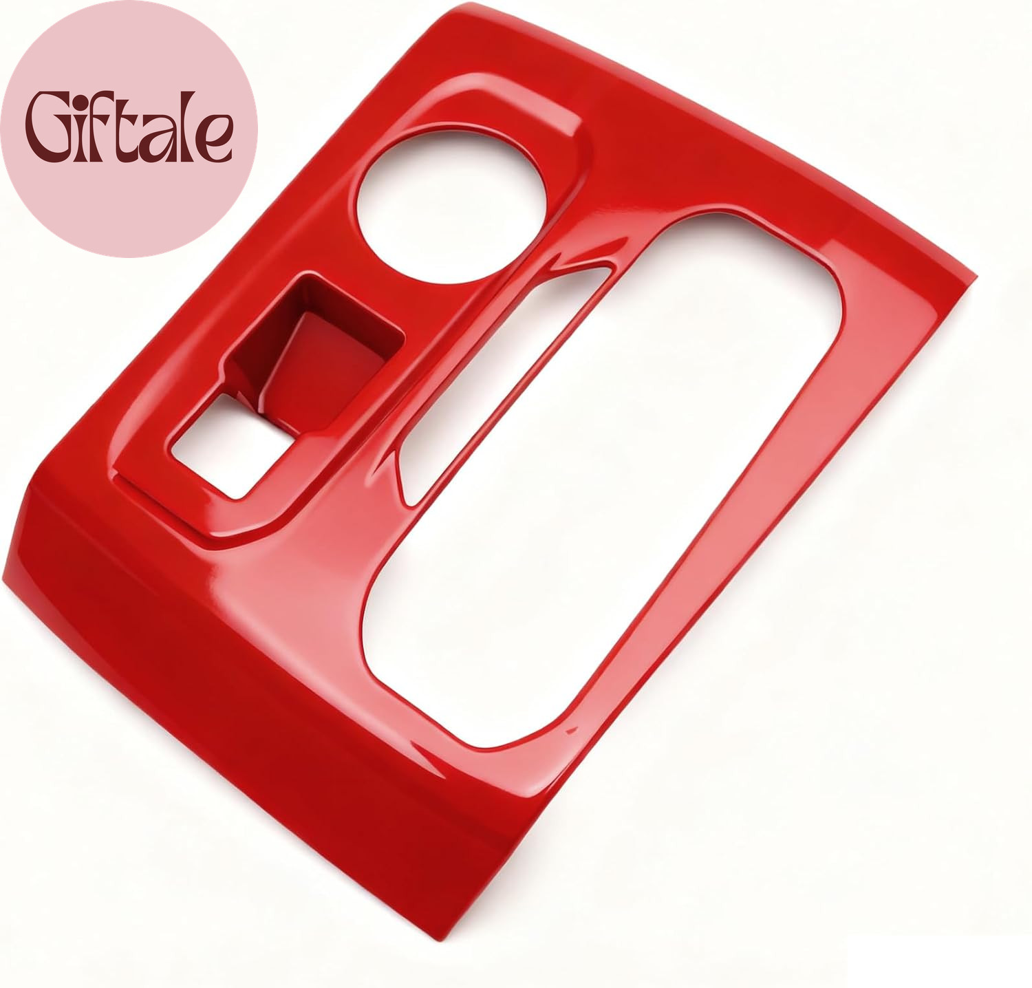 Red Gear Shift Panel Cover Trim for Chevy Colorado 2024 2026 ABS Interior