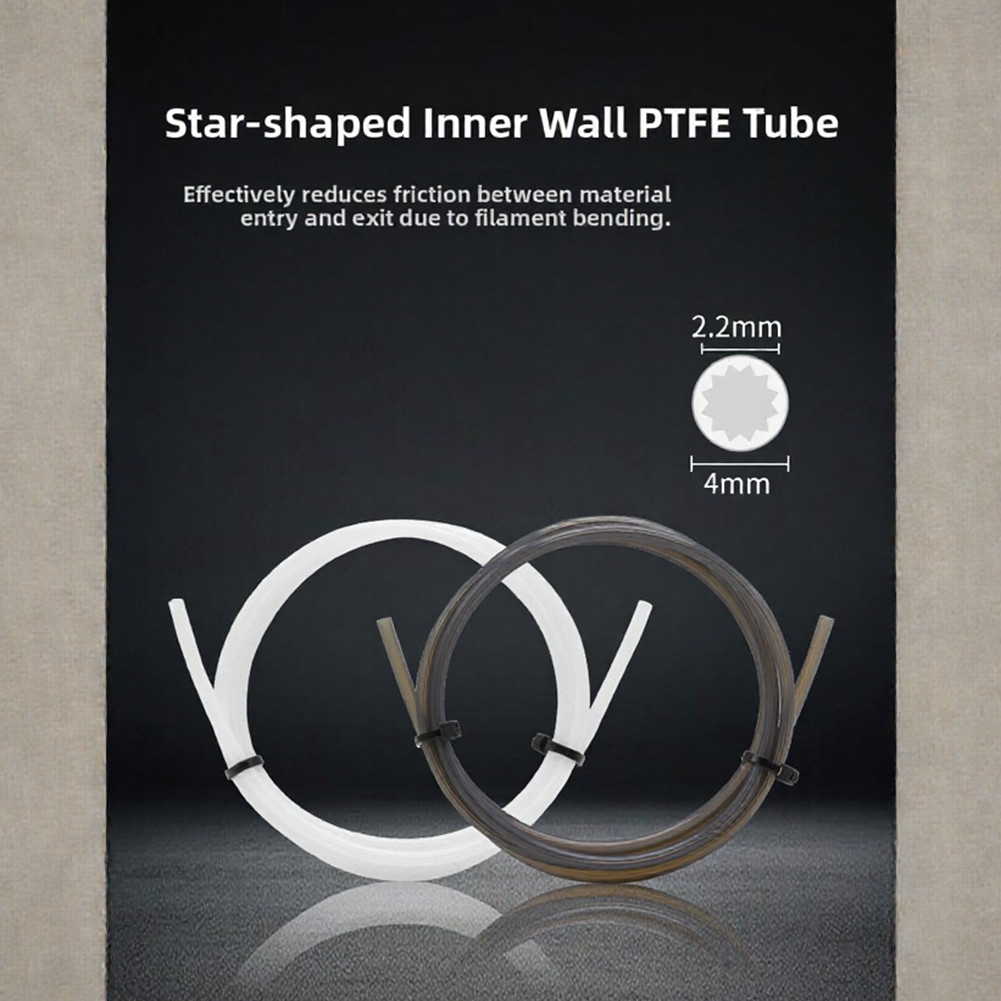Temperature Resistant PTFE Tube 1.75mm for 3D Printer Hot End Applications