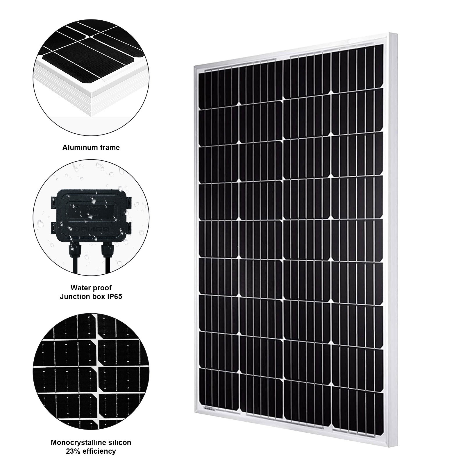 900W 12V Solar Panel High Efficiency 12V/24V/36V/48V Home Power Supply System