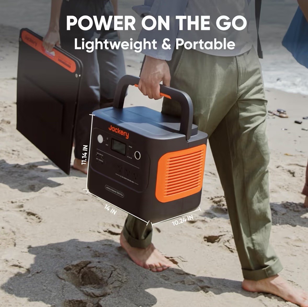 New Jackery Explorer 1000 v2 Power Station 1070Wh + SolarSaga 100 Solar Panel