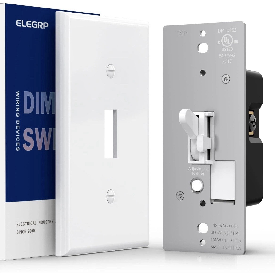 Digital Toggle Dimmer Switch for Dimmable LED, CFL and Incandescent Light Bul…
