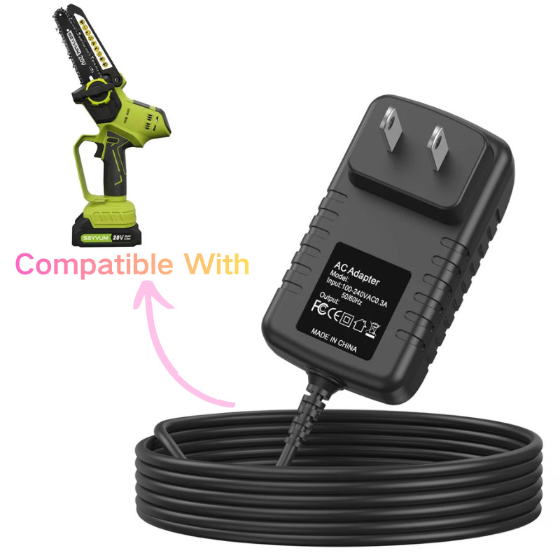 21V Charger For SEYVUM 1.0A 20V Battery CS-BM11 Mini Chainsaw