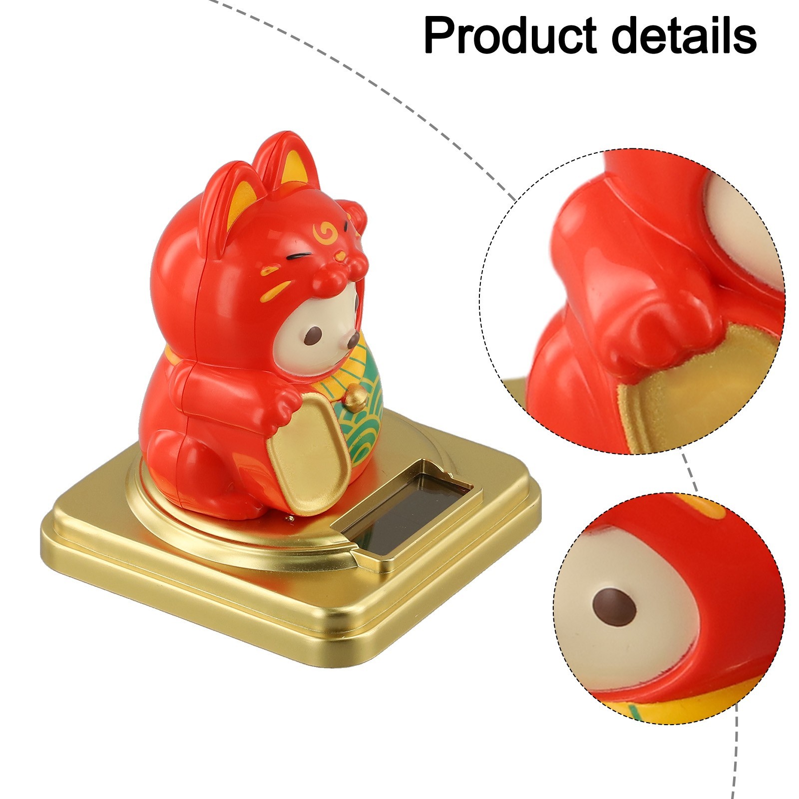 Charming Automatic Waving Lucky Cat Perfect Addition to Your Collection