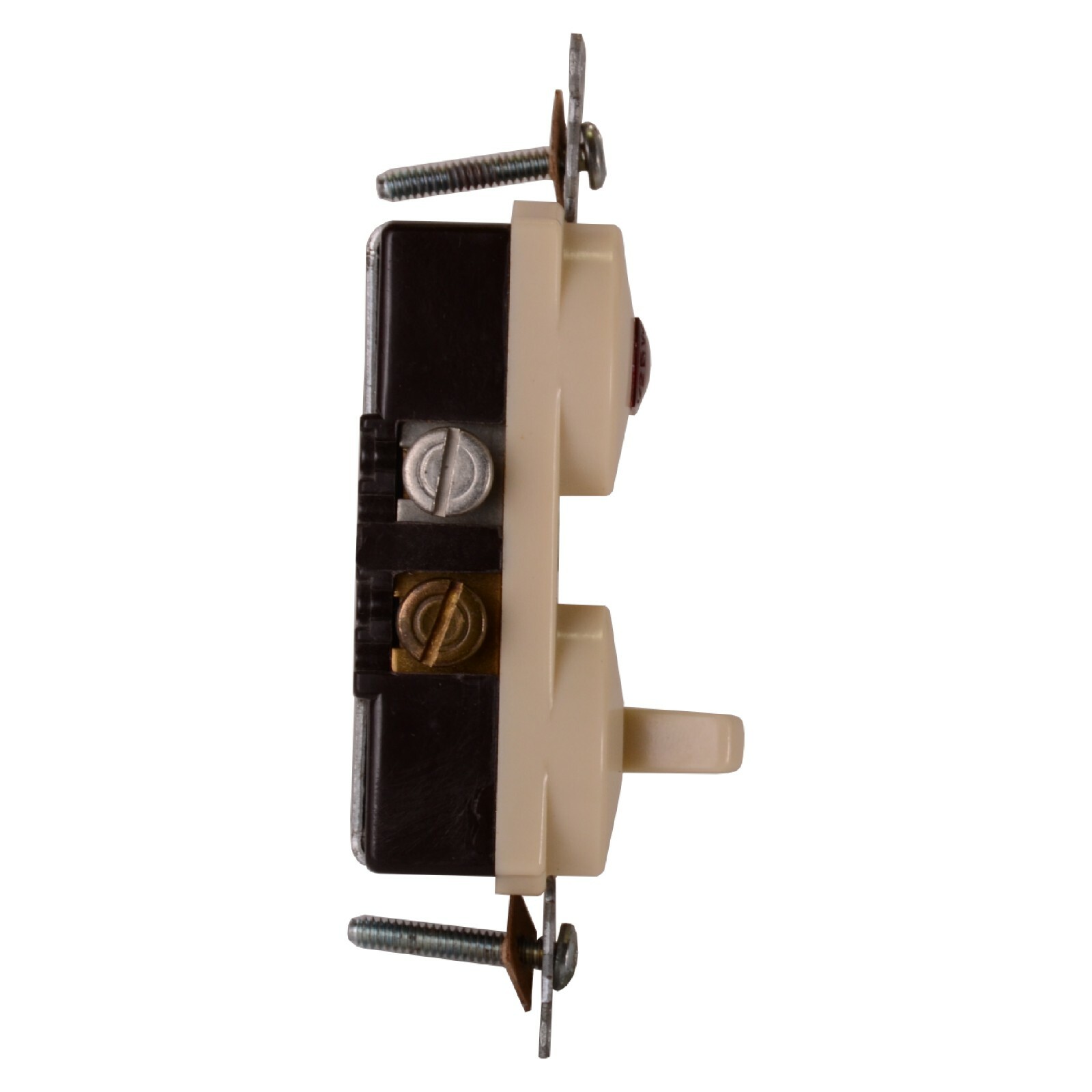 GENERAL ELECTRIC 15A 120V Volt Single Pole Wall Switch Pilot Light (Ivory)