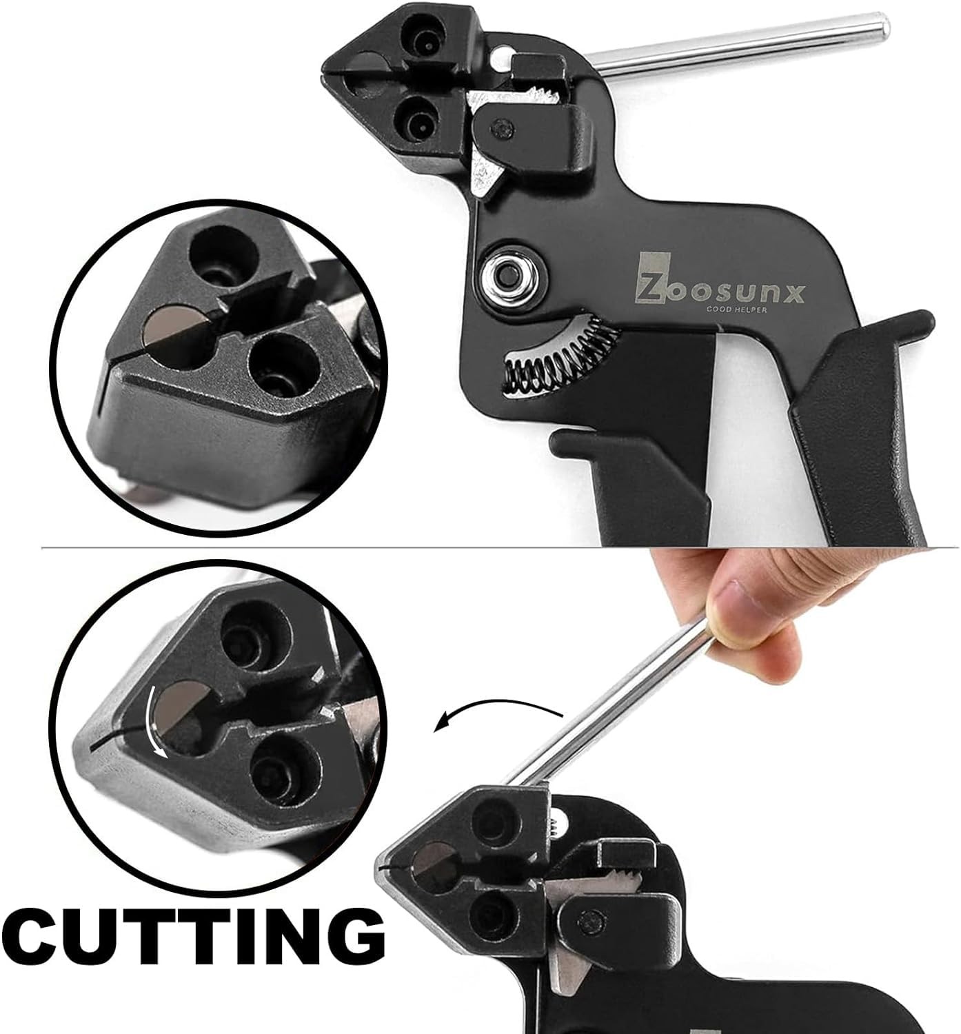 Metal Zip Ties & Cable Tie Gun Set, 100PCS 11.8 Inch 304 Stainless Steel…