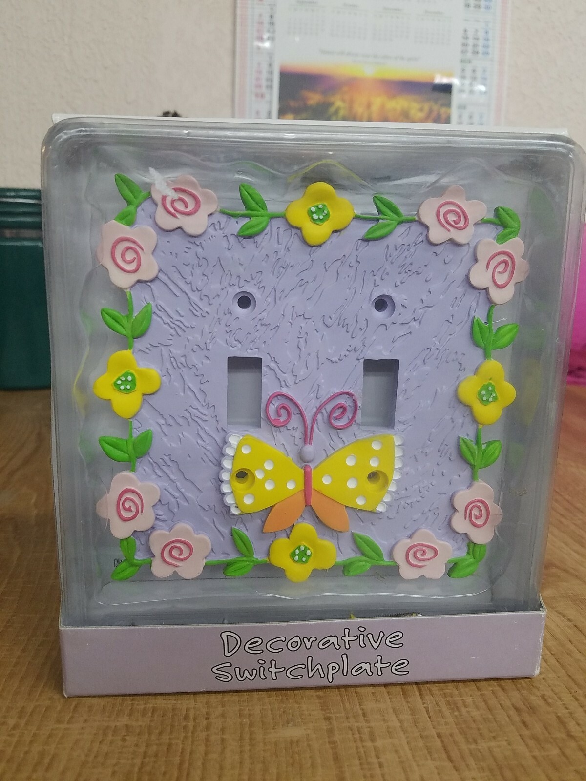 Borders Unlimited Double Switch Plate Cover “Sweetheart “ 5.5 Inch
