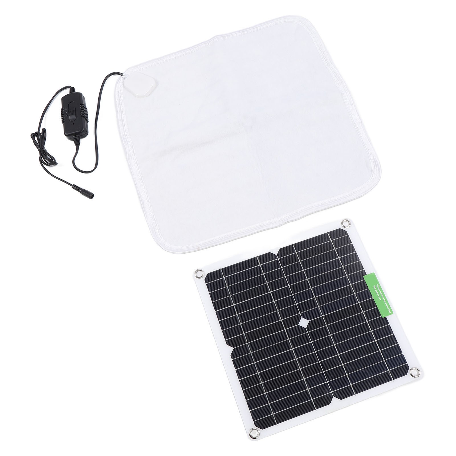 ­Solar Panel Heating Blanket 12V 50W Rapid Uniform Heating Soft Pet Heating Pad