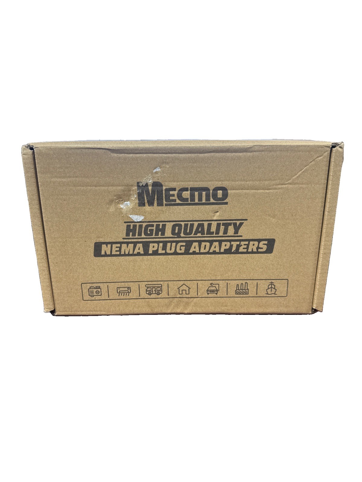 MECMO 50A 220 to 110 Household T-Blade Adapter, NEMA 10-50P to 4X 5-20R/15R W/ 2