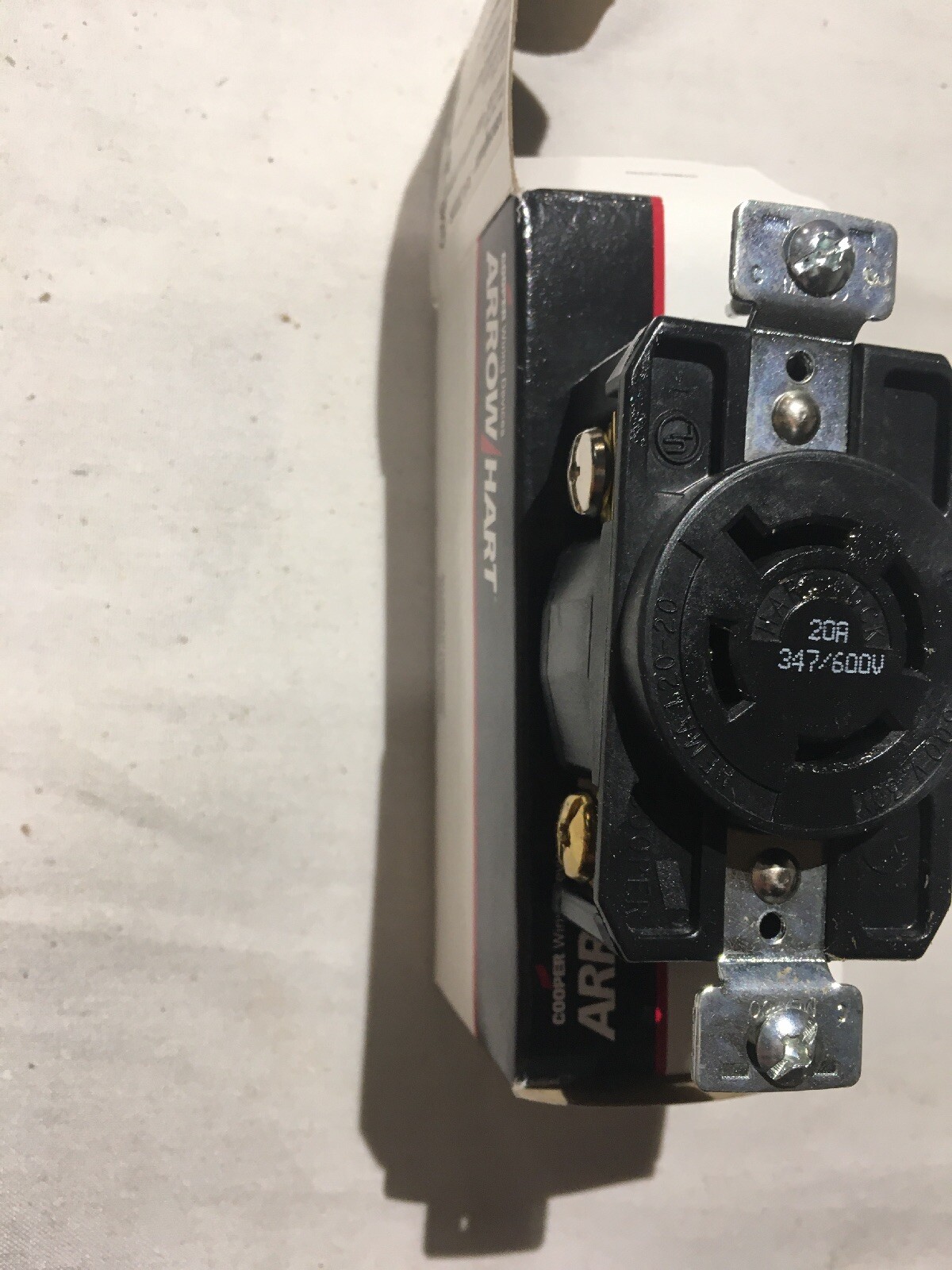 Arrow Hart AHL2020R Locking Receptacle Outlet 4 Pole 3 Phase 20amp Twist Lock
