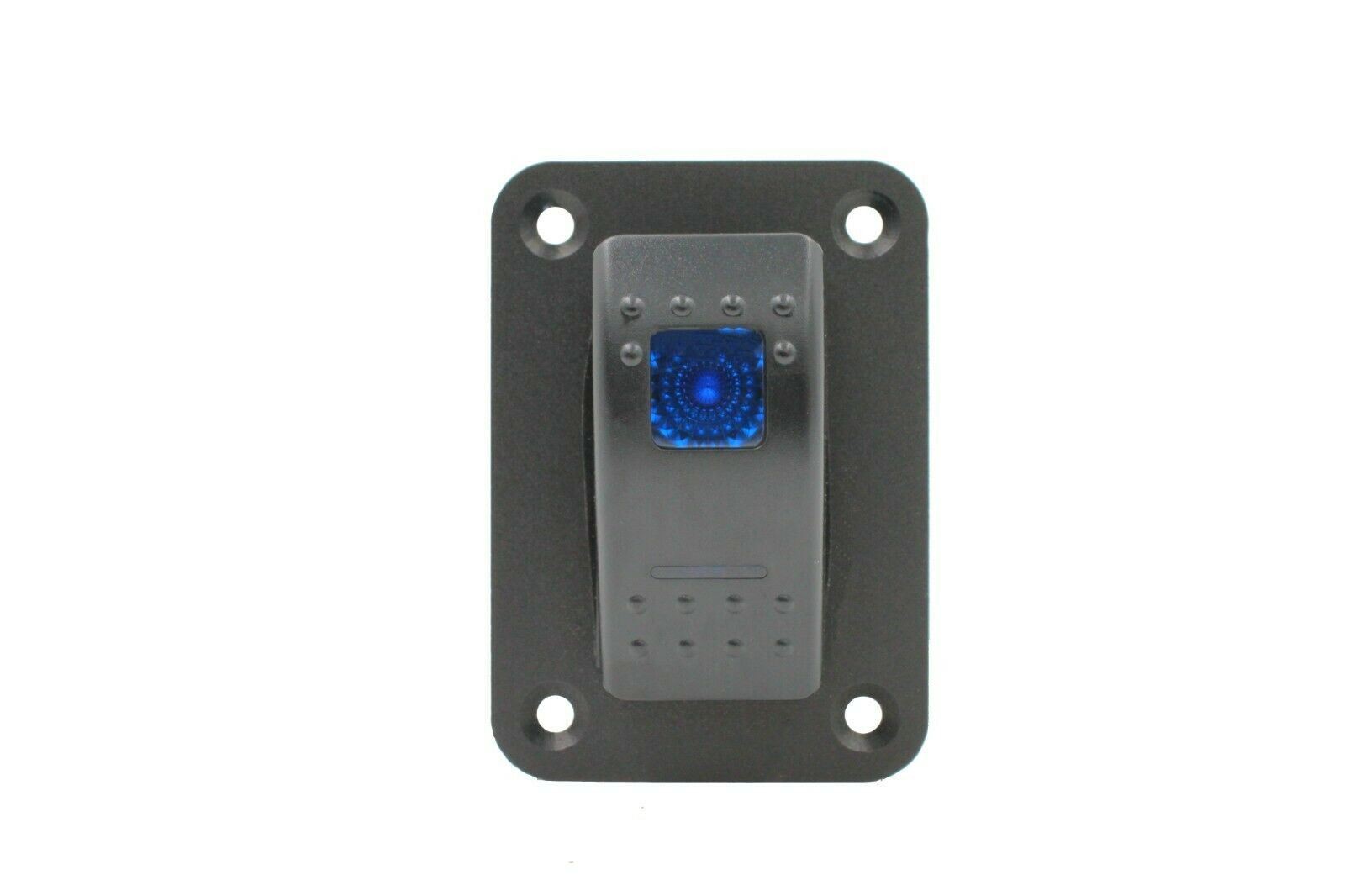 Rocker Switch Gang Panel BLUE LED SIZE 1 2 3 4 5 6 7 8 – 4×4 Boat Caravan Marine