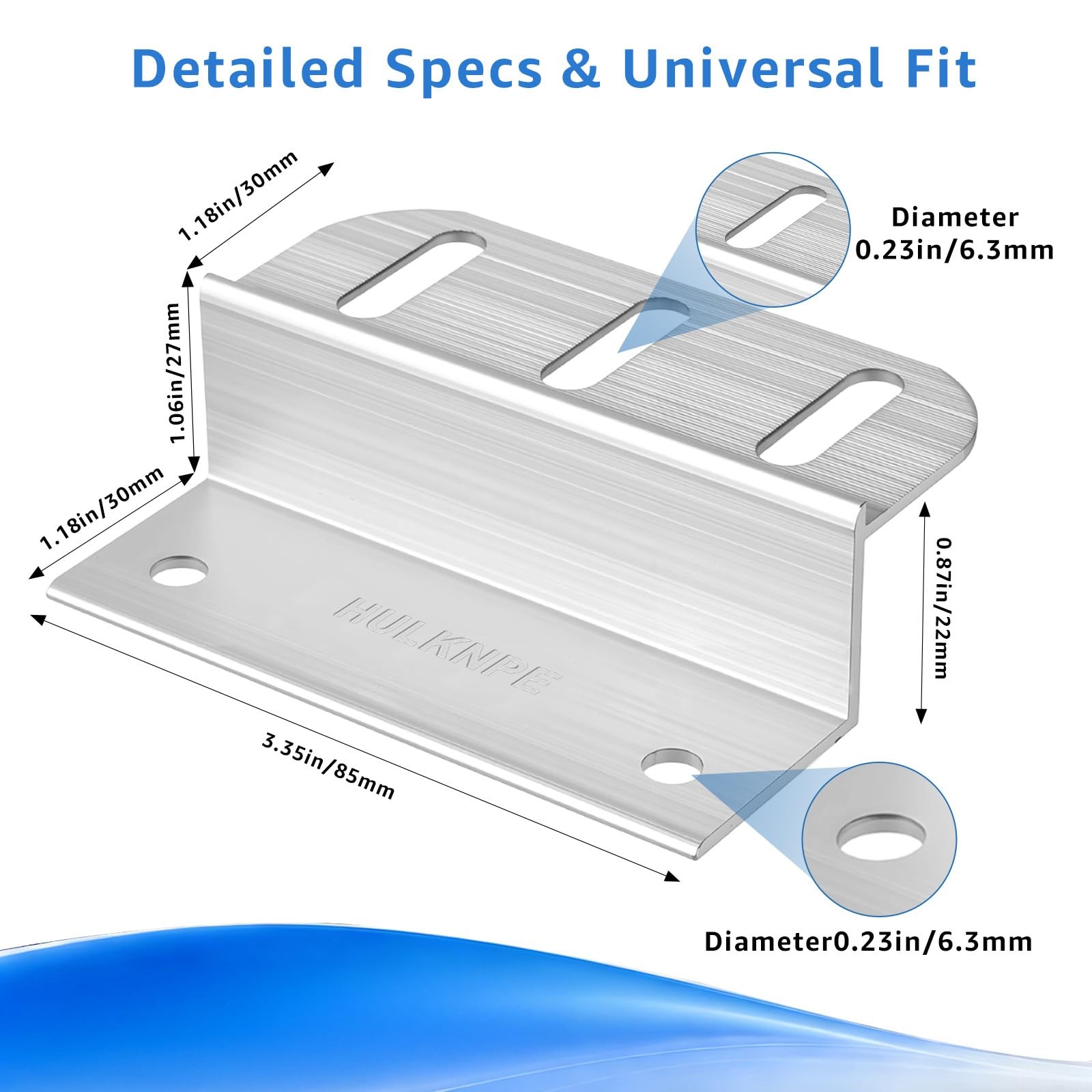 HULKNPE Z Brackets Solar Panel Mounting Kit (16 Pack) – Heavy Duty Corrosion-…