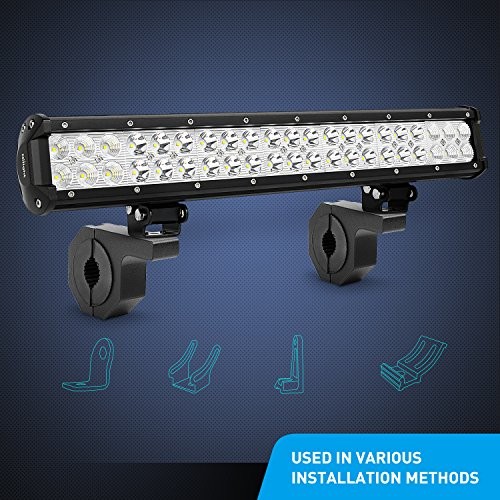 90020B 2 Pack Mounting Bracket Kit LED Off Road Light For 1″/1.5″/1.75″/2″Bar
