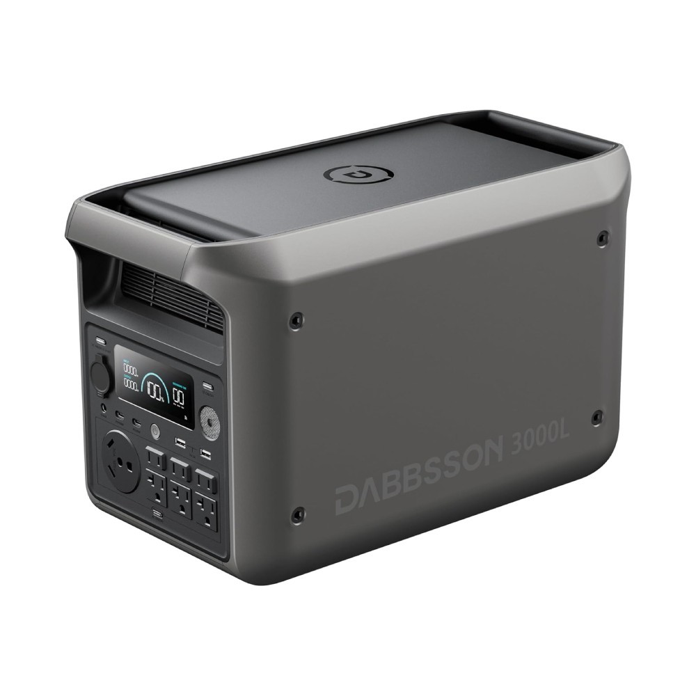 Solar Generator 3000W 3072Wh Portable Power Station Battery Backup EPS for Home