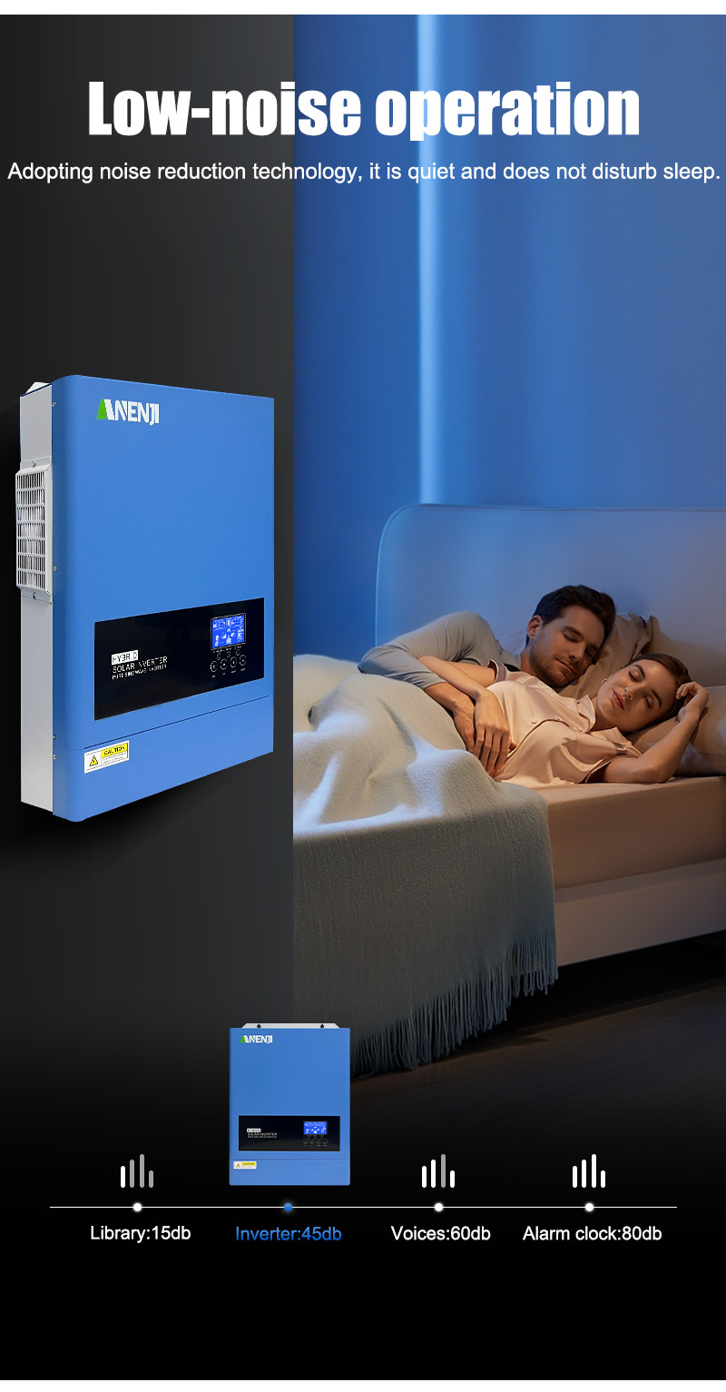 6.2KW 48V Solar Inverter Hybrid WIFI+16KWh 51.2V 314Ah LiFePO4 Lithium Battery