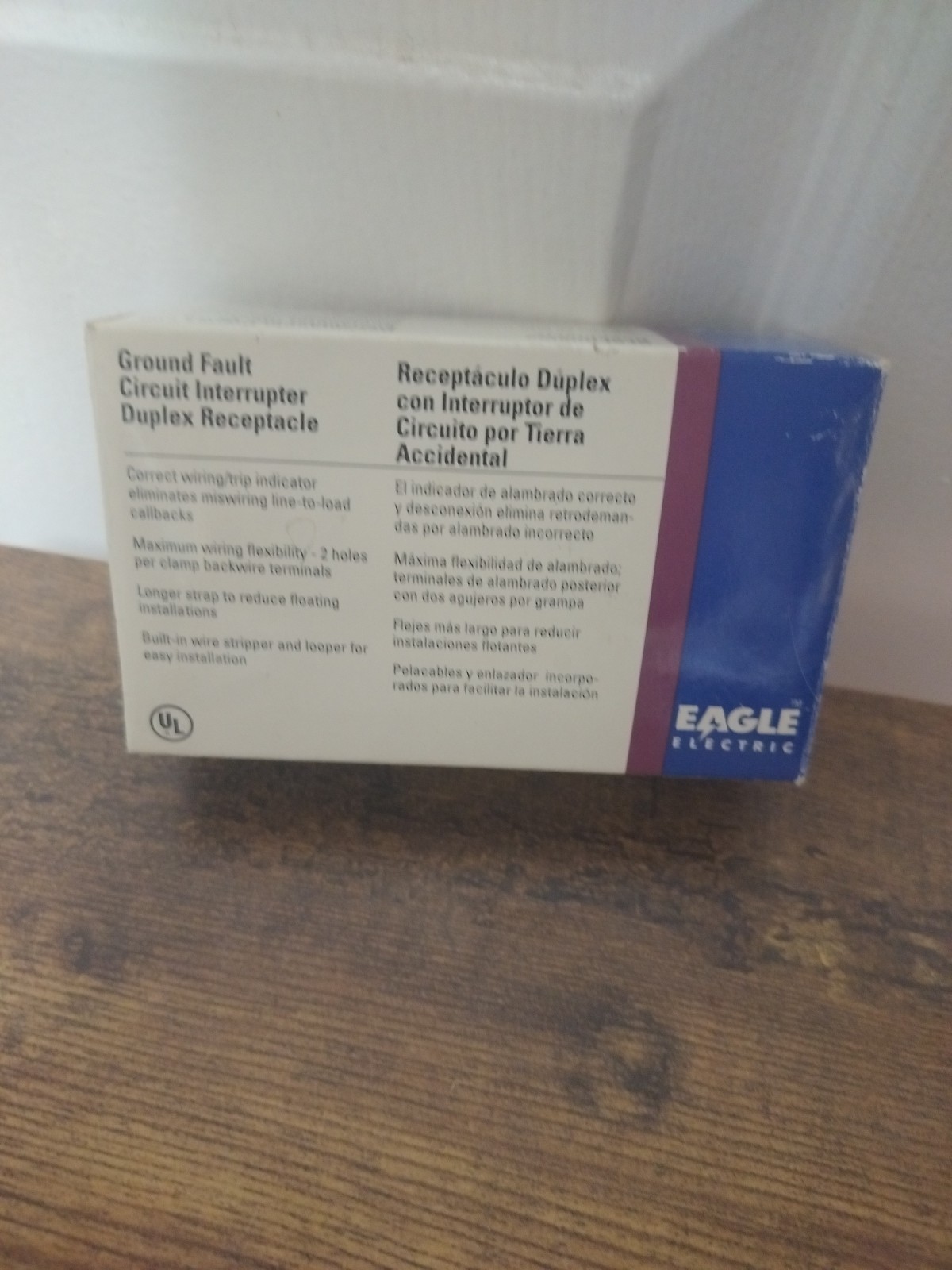 Eagle Electric GFCI Duplex Receptacle Catalog No. GF20W White NEMA 5-20R