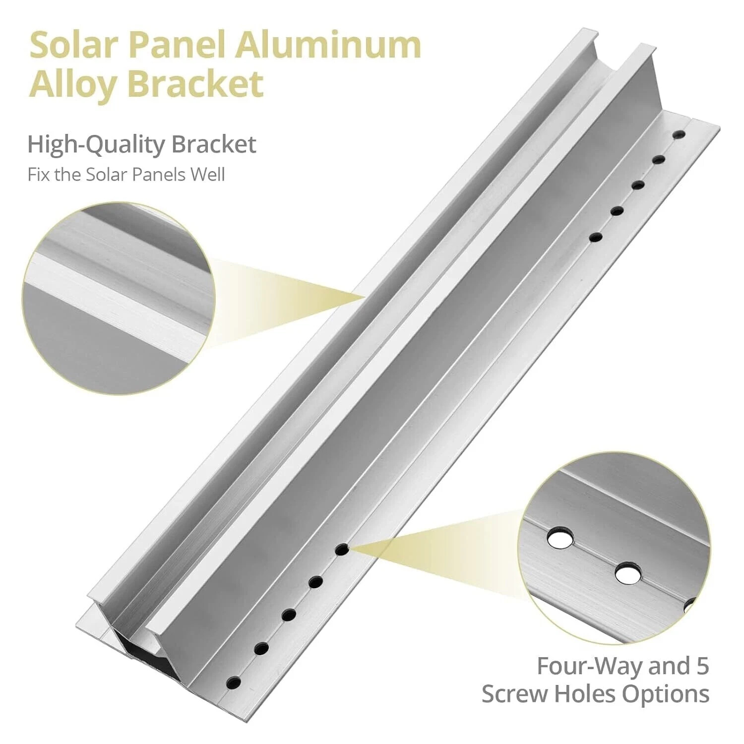 Solar Panel Rail-less Mounting Kit Corrugated Metal Roof with Clamps