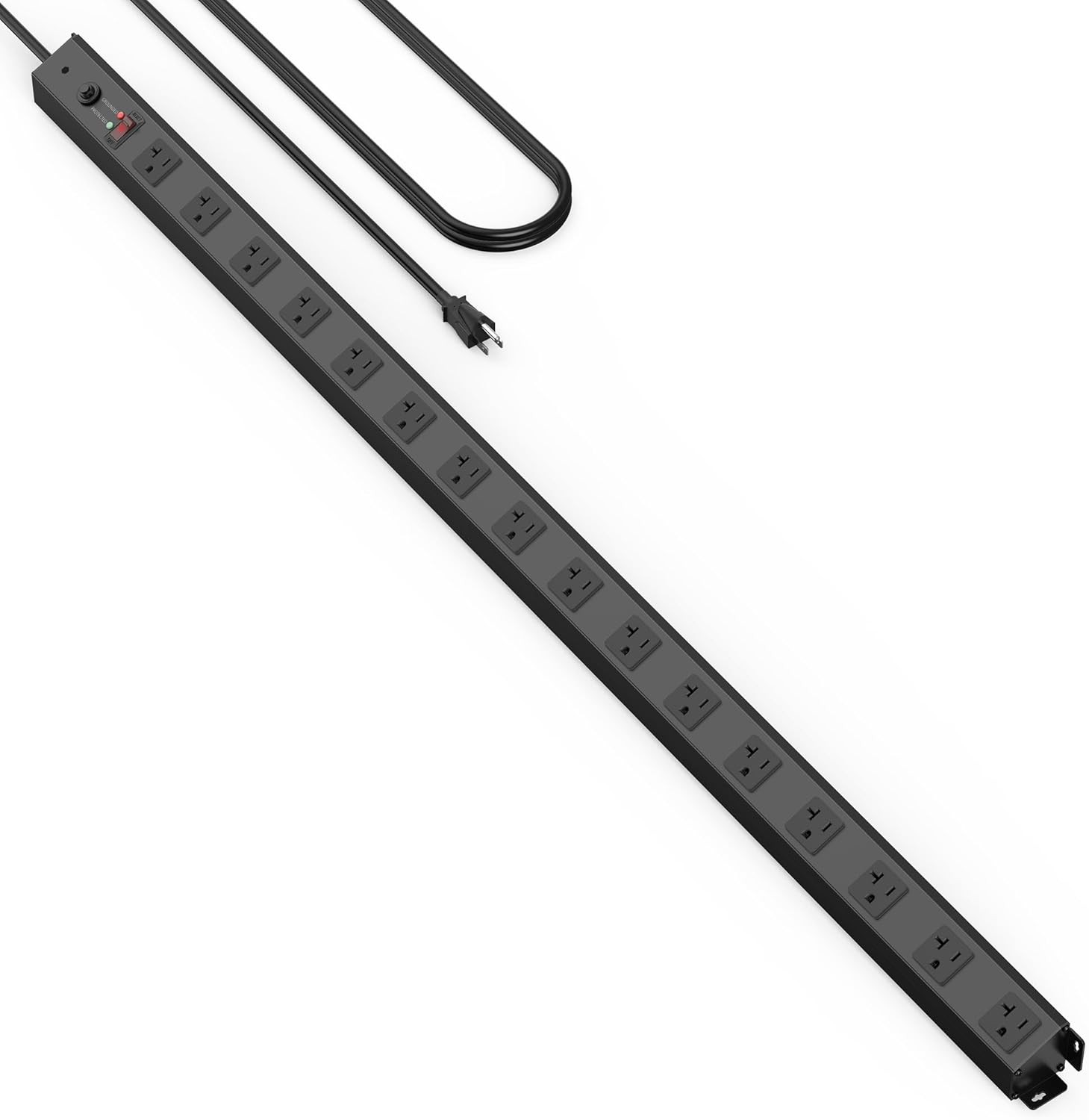 16 Outlet Power Strip with 4800J Surge Protection, 6FT Heavy Duty, ETL Certified