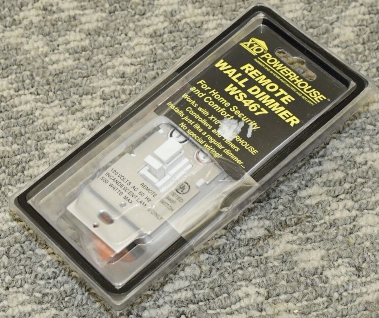 X-10 Powerhouse Remote Dimmer WS467 – White New In Package – FAST SHIPPING