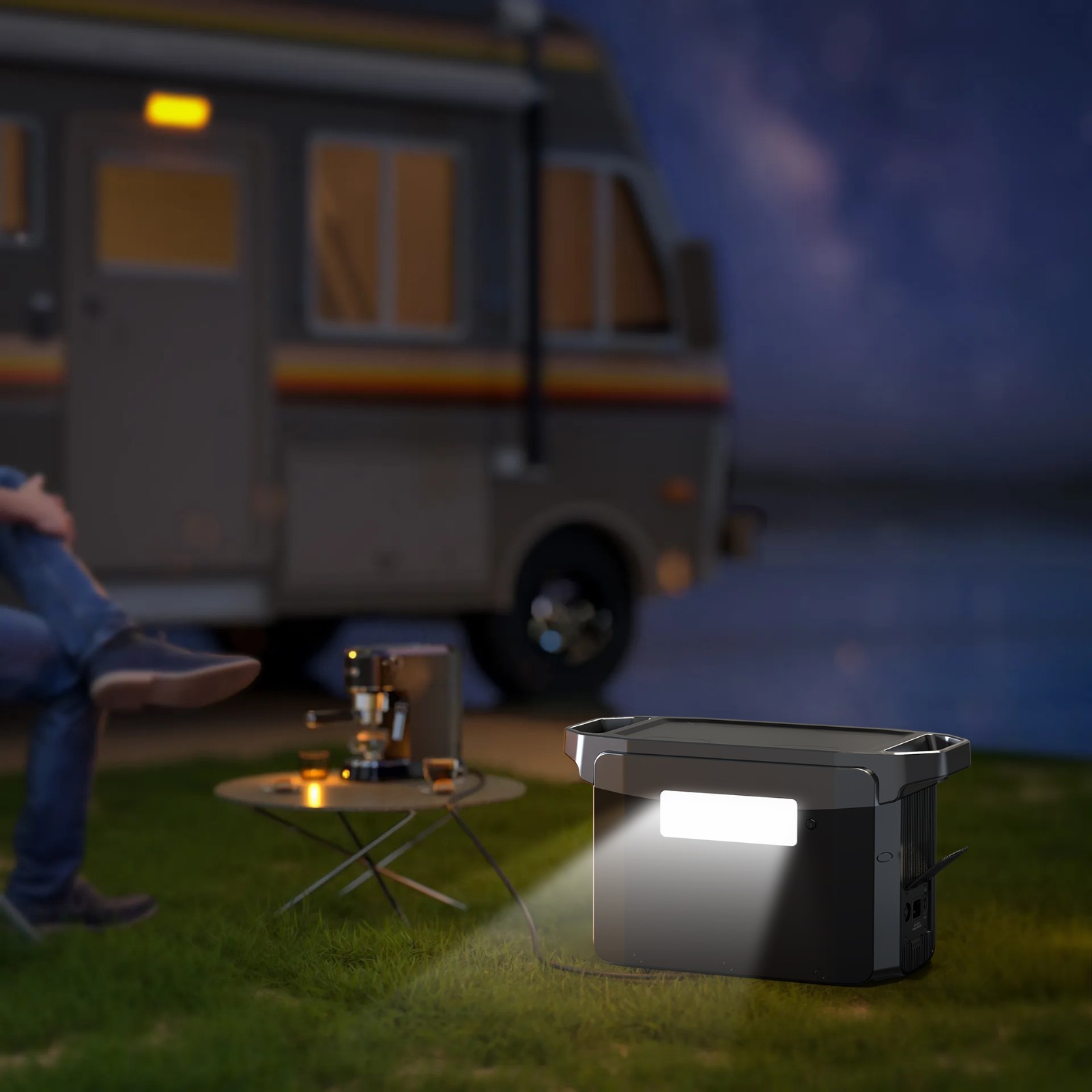 1800W 1536Wh LiFePO4 Portable Power Station Pure Sine Wave Solar Generator