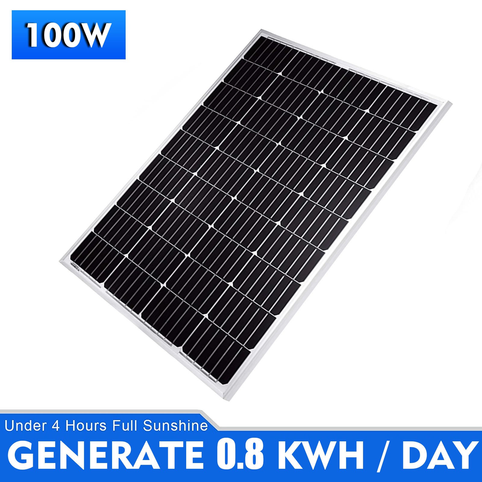 800W 12V Solar Panel High Efficiency 12V/24V/36V/48V Home Power Supply System