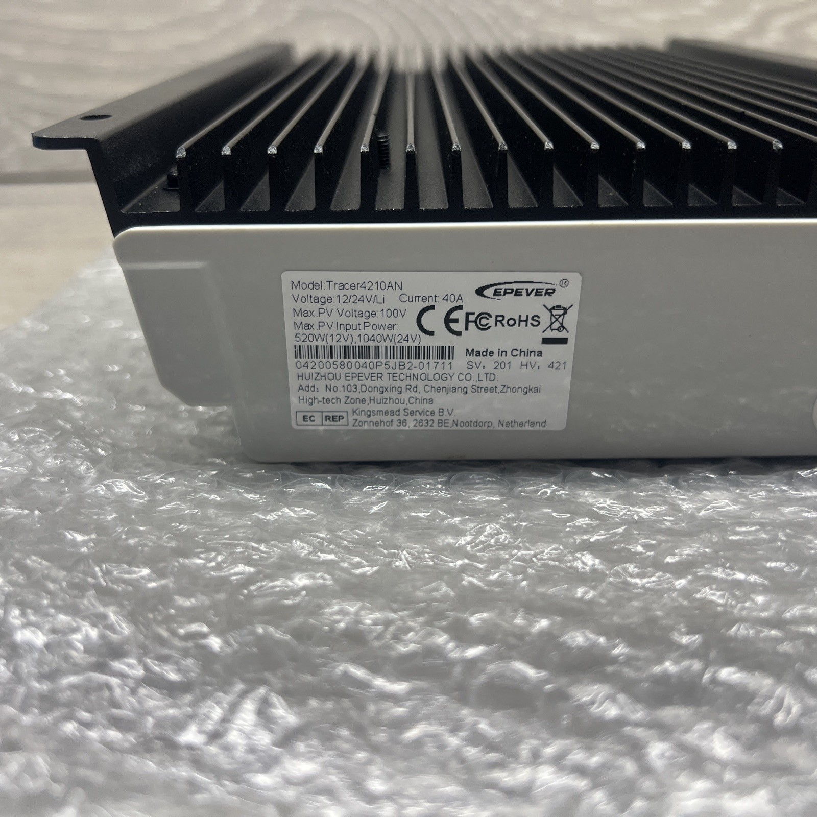 EPEVER MPPT Solar Charge Controller 40A 12V 24V Auto Max PV 100V Tracer4210AN