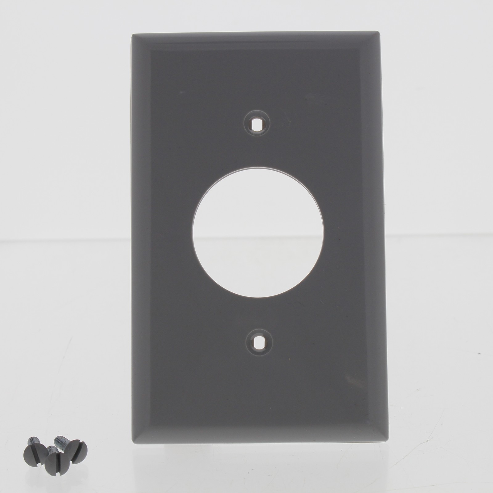 Eagle Gray 1-Gang 1.406″ Single Receptacle Outlet Cover Nylon Wallplate 5131GY