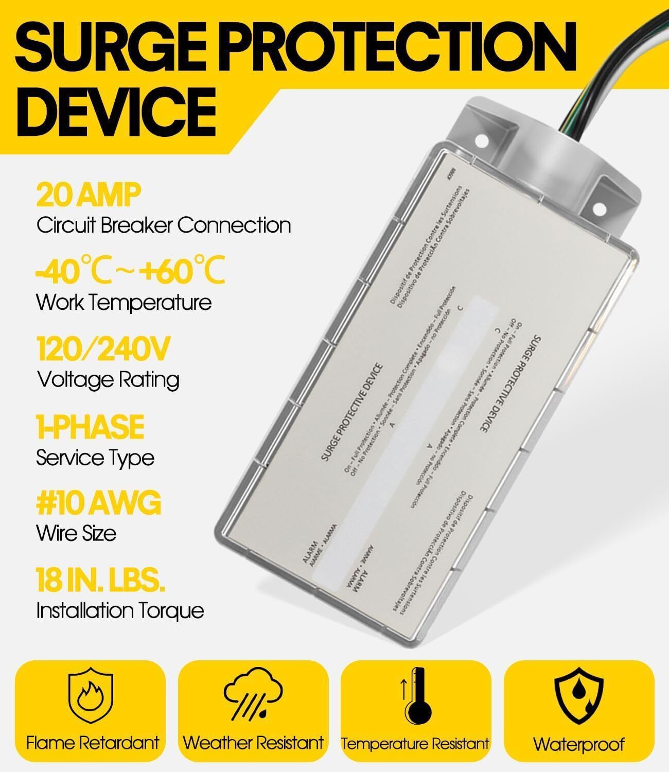 for Siemens FS100 Protector FS100 Whole House Surge Protection Device Rated